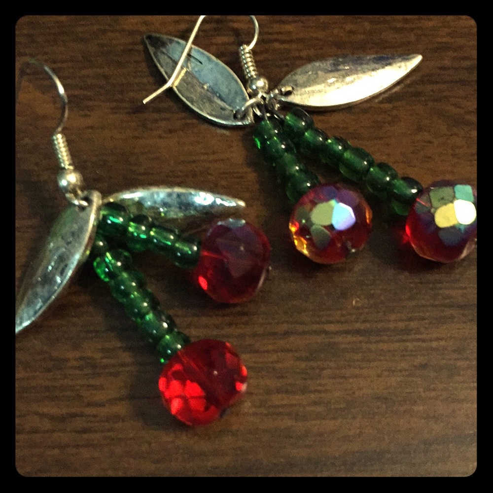 🍒 “Cherries” 🍒 Dangle Earrings